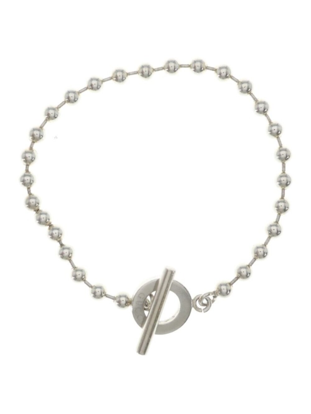 Gucci Circle Ballbracelet Silver Chain Bracelet